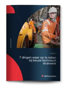 7 dingen waar je op moet letten bij <br>het kiezen van technisch hoogwaardig drukwerk